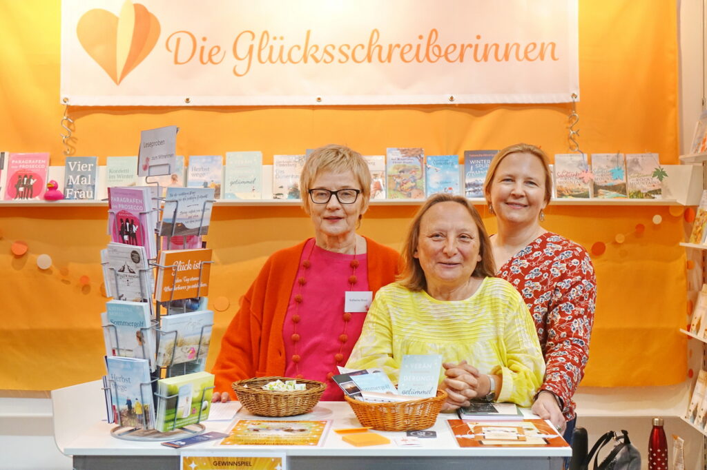 Die Glücksschreiberinnen Katharina Mosel, Ann-Kristin Vinterberg und Natascha Birovljev